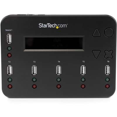 StarTech.com Standalone 1:5 USB Flash Drive Duplicator / Copier and Eraser