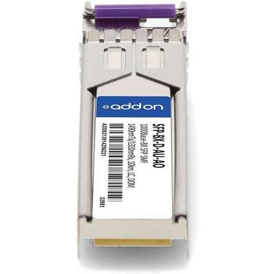AddOn Aruba SFP-BX-D-AU Comp 1000BA SE-BX SFP 1490NMTX/1310NMRX Trans