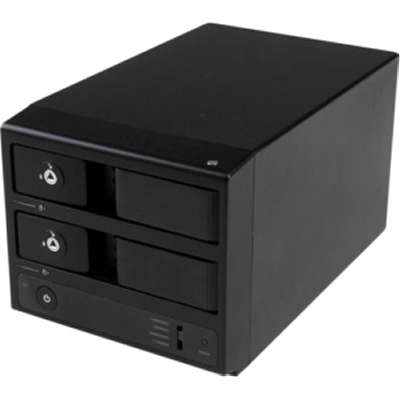 StarTech.com Dual Bay USB 3.0/eSATA Hard Drive Enclosure 3.5" - UASP