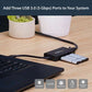 StarTech.com 3 Port Portable USB 3.0 Hub with Gigabit Ethernet Adapter