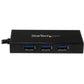 StarTech.com 3 Port Portable USB 3.0 Hub with Gigabit Ethernet Adapter