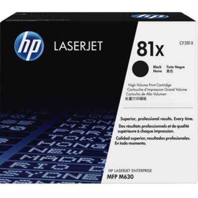 HP 81X LaserJet High Yield Toner Cartridge Black