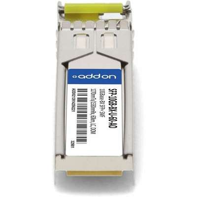 AddOn 10GBASE-BX SFP+ MSA Standard SMF 1270TX/1330RX 60KM 100% Compat