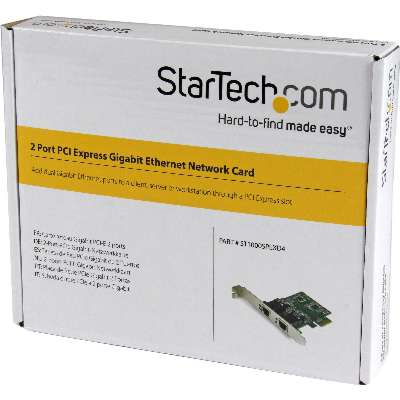 StarTech.com Dual Port Gigabit PCIe Network Card - PCIe