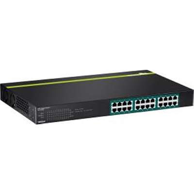 TRENDnet 24-Port GREENnet Gigabit PoE+ Switch (370W)