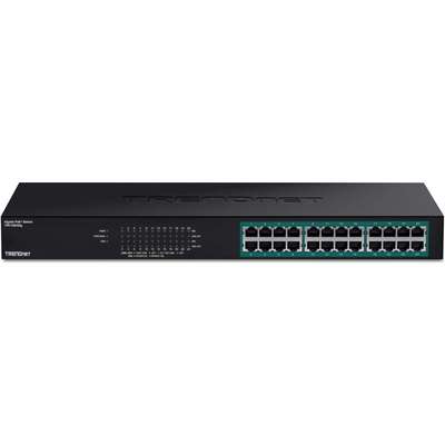TRENDnet 24-Port GREENnet Gigabit PoE+ Switch (370W)