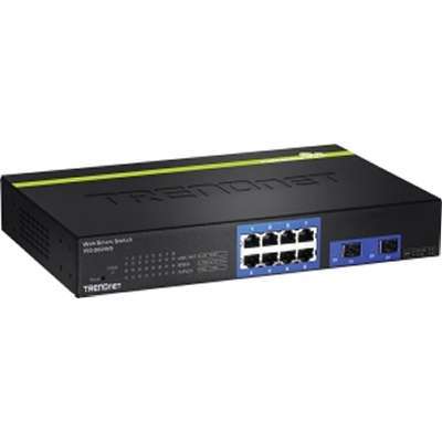 TRENDnet 10-Port Gigabit Web Smart Switch (8x Gigabit/2x Gigabit SFP)
