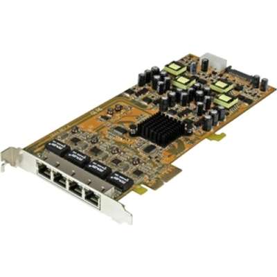 StarTech.com 4 Port Gigabit PoE PCIe Network Card - PSE PCI Express