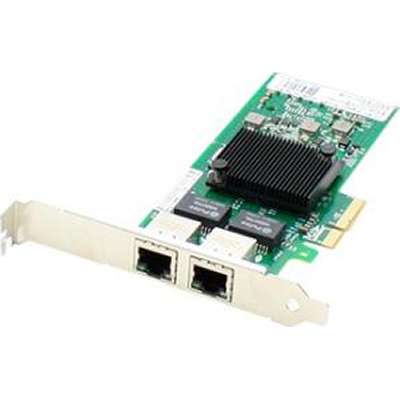 Addon 1GBS Dual RJ-45 PCIE X4 NIC F/HP