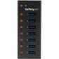 StarTech.com 7 Port USB 3.0 Hub Desktop or Wall-Mountable Metal Enclosure