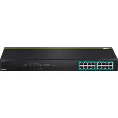 TRENDnet 16-Port Gigabit PoE+ Switch (250W)