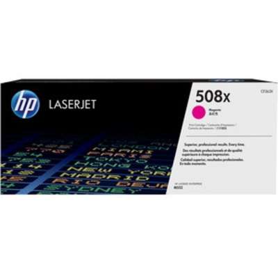 HP 508X LaserJet Toner Cartridge 9.5K Page Yield Magenta