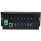 StarTech.com 7-Port Industrial USB 3.0 Hub with ESD & 350W Surge Protection