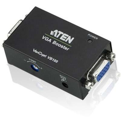 ATEN The VB100 VGA Booster Amplifies The VGA Signal From A Source Device