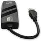 AddOn USB 3A to RJ45 M/F Black Adapter