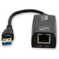 AddOn USB 3A to RJ45 M/F Black Adapter