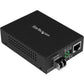 StarTech.com Gigabit Ethernet Fiber Media Converter - Compact - 850nm MM LC - 550m