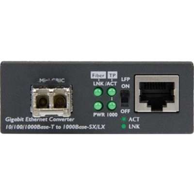 StarTech.com Gigabit Ethernet Fiber Media Converter - Compact - 850nm MM LC - 550m