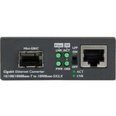 StarTech.com Gigabit Ethernet Fiber Media Converter with Open SFP Slot