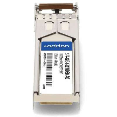 AddOn Alcatel SFP LC SFP-GIG-61CWD60 Compat XCVR 1-GIG CWDM SMF LC