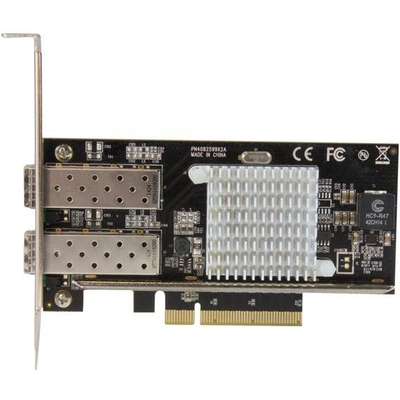 StarTech.com 10Gb SFP+ Network Card - 2-Port - Fiber - PCIe, Intel Chip