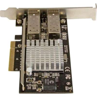 StarTech.com 10Gb SFP+ Network Card - 2-Port - Fiber - PCIe, Intel Chip