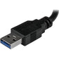 StarTech.com USB 3.0 Hub with Ethernet - Adapter with  Built-In 2-Port USB Hub