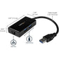 StarTech.com USB 3.0 Hub with Ethernet - Adapter with  Built-In 2-Port USB Hub