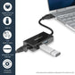 StarTech.com USB 3.0 Hub with Ethernet - Adapter with  Built-In 2-Port USB Hub