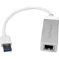 StarTech.com USB 3.0 Ethernet Adapter - Silver - Sleek Aluminum