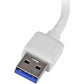 StarTech.com USB 3.0 Ethernet Adapter - Silver - Sleek Aluminum