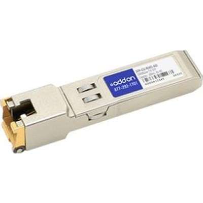 AddOn Cisco SFP 100M TX SFP-CU-RJ45 Compat TAA XCVR 1GIG TX RJ-45