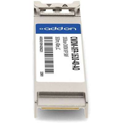 AddOn Cisco XFP 40KM CWDM LC XCVR Compat TAA XCVR 10GIG CWDM SMF LC