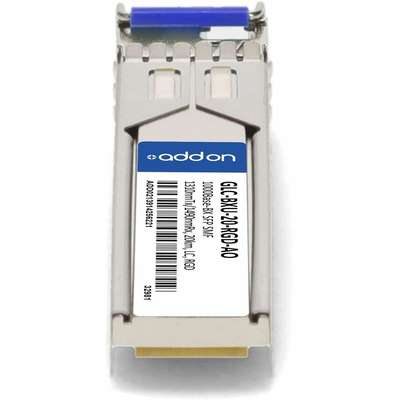 AddOn Cisco SFP 20KM BX LC XCVR Compat TAA XCVR 1GIG Bidi SMF LC