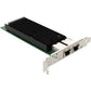 Addon 10GBS Dual RJ-45 PCIE X8 NIC F/HP