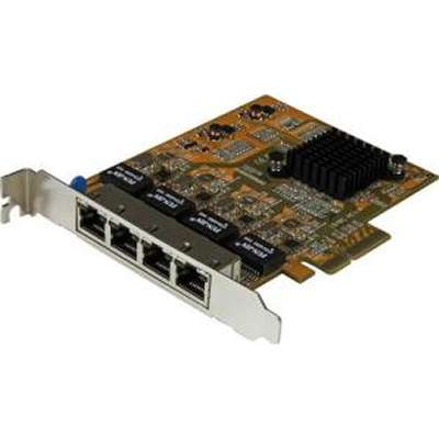 StarTech.com 4 Port Gigabit NIC PCIe Network Card - Quad Port Adapter