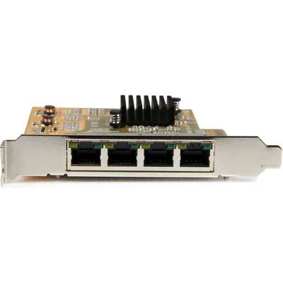 StarTech.com 4 Port Gigabit NIC PCIe Network Card - Quad Port Adapter