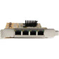 StarTech.com 4 Port Gigabit NIC PCIe Network Card - Quad Port Adapter