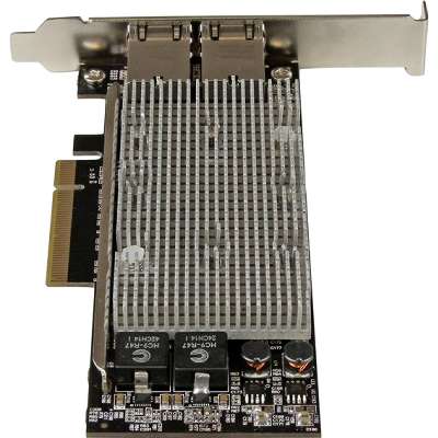 StarTech.com 2-Port 10Gb PCIe Network Card with  Intel X540 Chip - 10GBASE-T