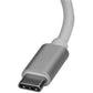 StarTech.com USB C to Gigabit Ethernet Adapter with  Aluminum Housing - Silver