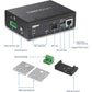 TRENDnet Hardened Industrial 100/1000Base-T to SFP Media Converter