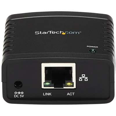 StarTech.com 10/100Mbps Ethernet to USB 2.0 Network LPR Print Server