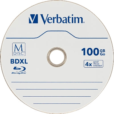 Verbatim 25-pack M-Disc BDXL 100GB 4x Spindle Brand