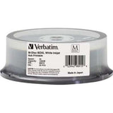 Verbatim 25-pack M-Disc BDXL 4x 100GB Inkjet Hub Printable Spindle