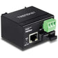 TRENDnet Hardened Industrial 100Base-FX Single-Mode SC Fiber Converter