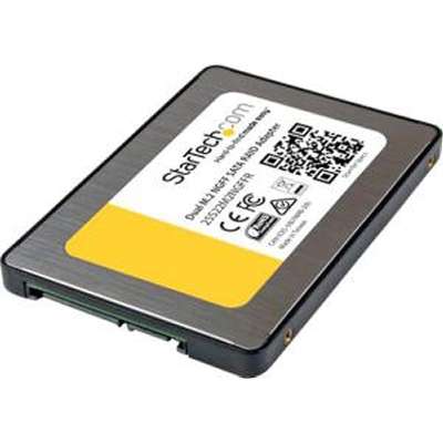 StarTech.com Dual M2 to SATA Adapter with RAID - 2x M.2 SSDs to 2.5 inch SATA