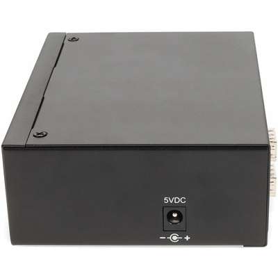 AddOn Single 1GBS RJ-45 to 2 Open SFP Media Converter