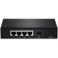 TRENDnet 4-Port Gigabit Switch with SFP Slot (Metal)