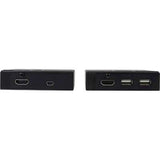 StarTech.com HDMI over CAT6 Extender with 4-Port USB Hub - 165 ft - 1080p