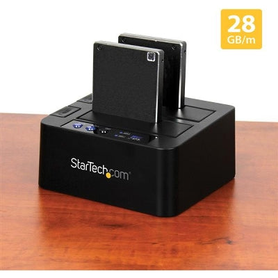 StarTech.com USB 3.1 Hard Drive Duplicator Dock - 2.5" & 3.5" SATA SSD/HDDs